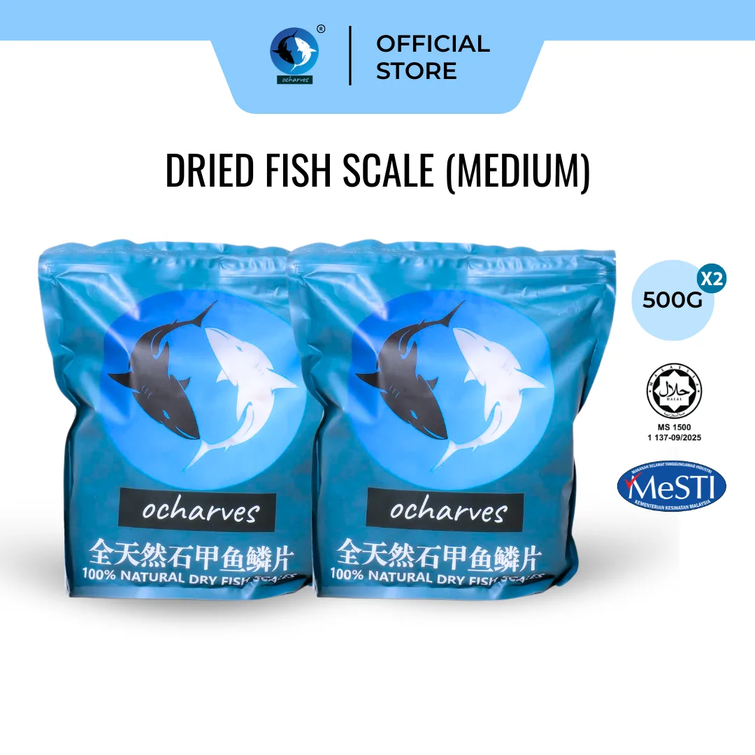 ocharves Sisik Ikan Kolagen Sederhana (500g × 2)