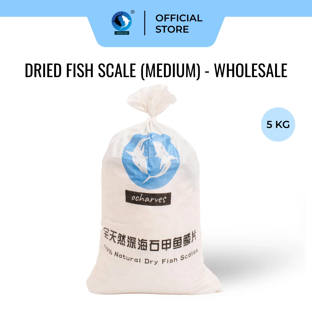 ocharves Dried Fish Scale Collagen Medium (5kg)