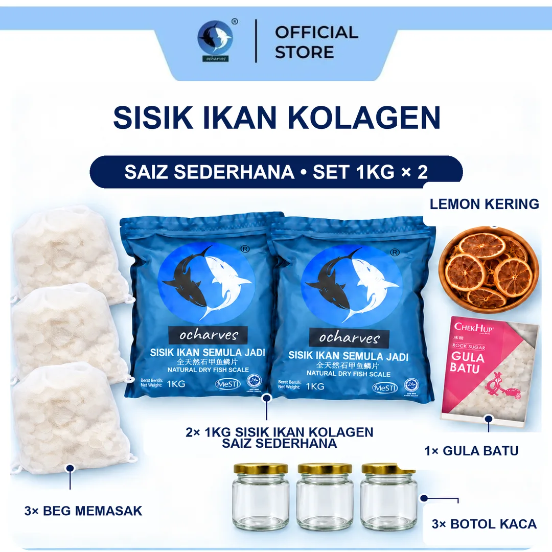 ocharves Set Sisik Ikan Kolagen Sederhana (2kg)