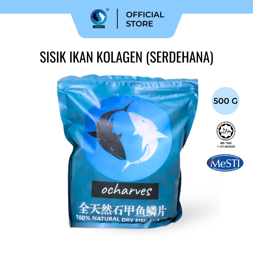ocharves Sisik Ikan Kolagen Sederhana (500g)
